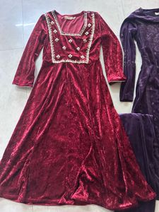 Velvet Kurtas