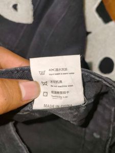 &#39;BLACKAIR&#39; Y2K Skull Patch Denim