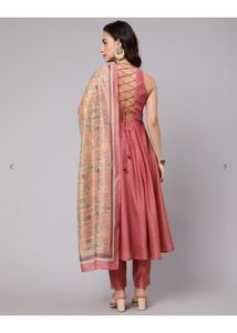 Open Back Kurta Set