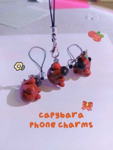 Capybara Phone Charm