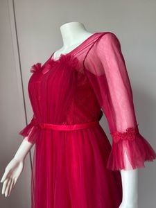Luxe Maroon Gown