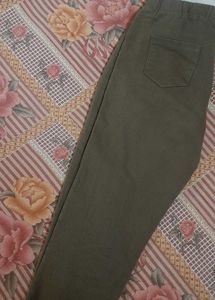 Solid Pure Cotton Regular Fit Pant For Women&#39;s