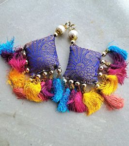 Colorful Tassel Pillow Latkan Combo Sets.