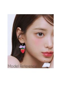 Strawberry Bow Earrings