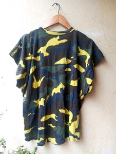 Imported ARMY Camo Print Tshirt (Women)