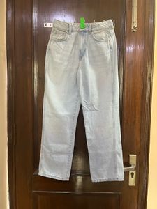 Light Blue Straight Fit Jeans