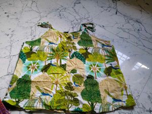 Tropical Print Cami Top
