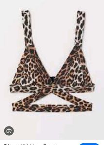 Leopard Print Bikini Top With Penty