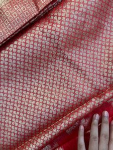 Red Banarasi Saree