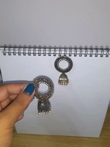 Oxidized Jhumka
