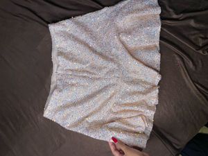 Imported Sparkling Mini Skirt