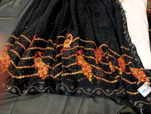 Elegant Zari Look Black Saree