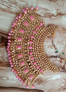 Pink Kundan Bridal Jewellery