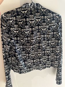 Black And White Formal Top