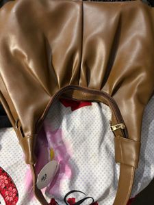 camel yellow full tote bag