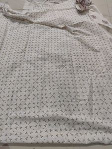 Cotton Khadi Dress Material Full Set