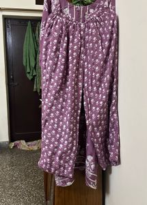 Purple Summer Palazzo Suit