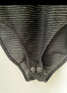 Bodycon Shimmering Gold Top