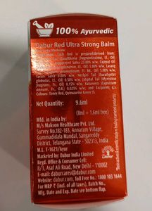 Dabur Red Ultra Strong Balm selling bulk bottle no