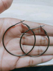 Hoop Earrings - Silver Tone