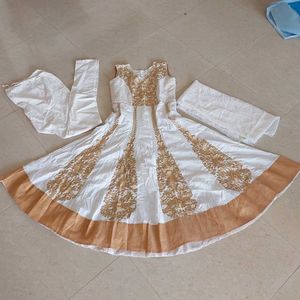 Party Wear XL 3Piece Anarkali Dress
