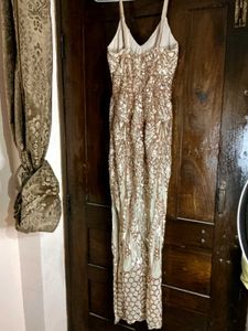 sequin designer long wedding cocktail dress gown