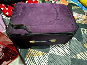 Purple Travel Suitcase