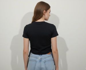 Black Graphic Print T-shirt