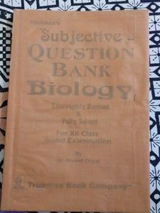 Trueman Subjective Question Bank Biology Class 12