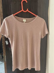 H&M Casual Pink T-Shirt