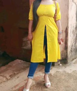 Vibrant Yellow Cold Shoulder Maxi Dress