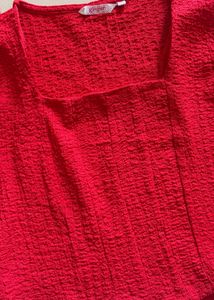 Red Crop Top | Ginger Lifestyle | Worn Once