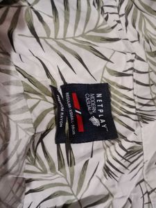 Tropical Print Casual Shirt