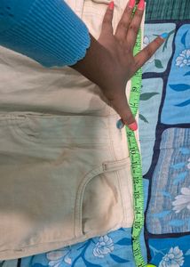 Beige Flared Jean