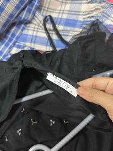 Elegant Black Floral Top