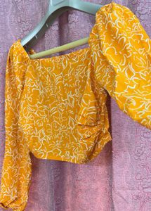 Floral Print Crop Top