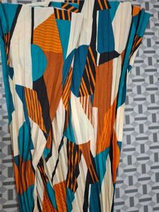 Abstract Print Skirt