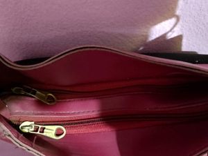 Floral Accent Crossbody Bag
