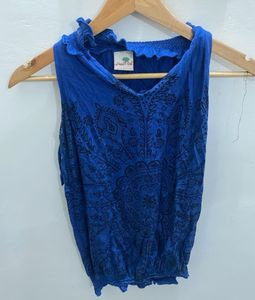 blue stylish top