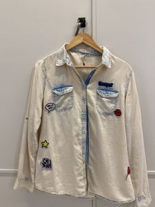 Patchwork Denim Shirt