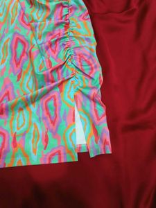 Funky Print Mini Dress