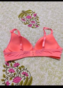 Peach Women Padded Bra