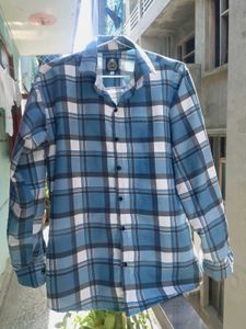 MENS CASUAL SLIM FIT CHECK SHIRT