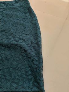 Sparkly Blue Skirt And Top