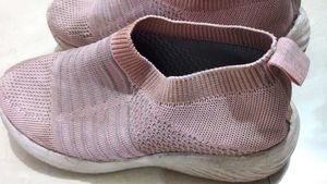 Pink Cool Canvas Shoes Available For Women