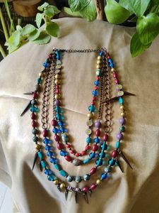 Navratri Boho Layered Necklace
