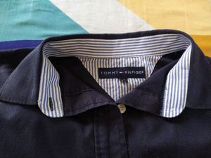 Tommy Hilfiger Navy Blue Business Casual Shirt (Women)