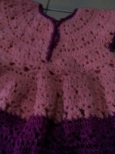 Handmade Crochet Baby Dress