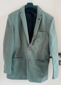 Ribbed Slim-fit Blazer