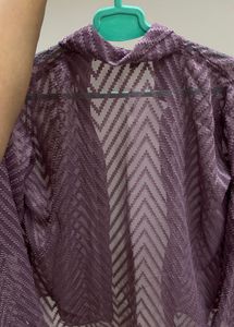 Net ,Cotton, Sheer Shirt